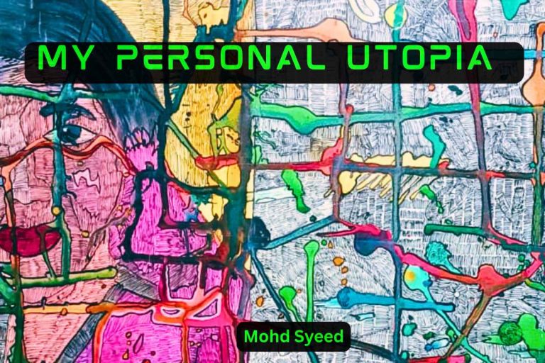An abstract reflection of imagination and inner landscapes from Mohd Syeed’s vision of a personal utopia